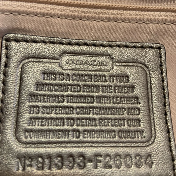 - Coach grey/silver tone shoulder/handbag - Picture 5 of 8